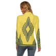 Africa Zone Clothing - Africa Neck Dashiki - Women's Stretchable Turtleneck Top A95 | Africa Zone