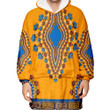 Africa Zone Clothing - Neck Africa Dashiki - Oodie Blanket Hoodie A95 | Africa Zone