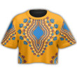 Africa Zone Clothing - Neck Africa Dashiki - Croptop T-shirt A95 | Africa Zone