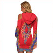 Africa Zone Clothing - Neck Dashiki Africa - Women's Tight Dress A95 | Africa Zone