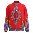 Africa Zone Clothing - Neck Dashiki Africa - Thicken Stand-Collar Jacket A95 | Africa Zone