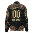 1sttheworld Clothing - Sigma Gamma Rho Oldschool Tattoo Style - Skull and Roses - Thicken Stand-Collar Jacket A7 | 1sttheworld