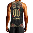 1sttheworld Clothing - Chi Eta Phi Oldschool Tattoo Style - Skull and Roses - Tank Top A7 | 1sttheworld