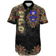 1sttheworld Clothing - Sigma Gamma Rho Oldschool Tattoo Style - Skull and Roses - Short Sleeve Shirt A7 | 1sttheworld