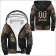 1sttheworld Clothing - Groove Phi Groove Oldschool Tattoo Style - Skull and Roses - Sherpa Hoodies A7 | 1sttheworld