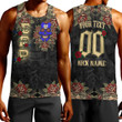 1sttheworld Clothing - Sigma Gamma Rho Oldschool Tattoo Style - Skull and Roses - Tank Top A7 | 1sttheworld