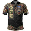 1sttheworld Clothing - Phi Beta Sigma Oldschool Tattoo Style - Skull and Roses - Polo Shirts A7 | 1sttheworld