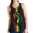 Africazone Clothing - Black History Month Map Racerback Tank A95 | Africazone