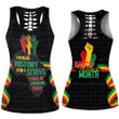 Africazone Clothing - Black History Month Hand Hollow Tank Top A95 | Africazone