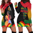 Africazone Clothing - Black History Month I'm Black Hoodie Dress A95 | Africazone