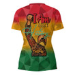 Africazone Clothing - Black History Month V-neck T-shirt A95 | Africazone