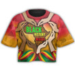 Africazone Clothing - Black History Month Croptop T-shirt A95 | Africazone