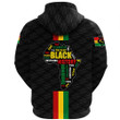 Africazone Clothing - Black History Month Color Of Flag Hoodie Gaiter A95 | Africazone
