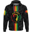 Africazone Clothing - Black History Month Map Zip Hoodie A95 | Africazone