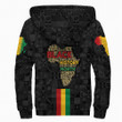 Africazone Clothing - Black History Month Map Sherpa Hoodies A95 | Africazone