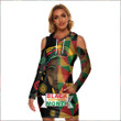 Africazone Clothing - Black History Month Juneteenth Women's Tight Dress A95 | Africazone