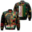Africazone Clothing - Black History Month Juneteenth Zip Bomber Jacket A95 | Africazone