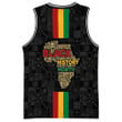 Africazone Clothing - Black History Month Map Basketball Jersey A95 | Africazone