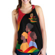Africazone Clothing - Black History Month I'm Black Racerback Tank A95 | Africazone