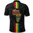 Africazone Clothing - Black History Month Map Polo Shirts A95 | Africazone
