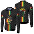 Africazone Clothing - Black History Month Color Of Flag Fleece Winter Jacket A95 | Africazone