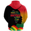 Africazone Clothing - Black History Month I'm Black Zip Hoodie A95 | Africazone