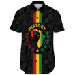 Africazone Clothing - Black History Month Map Short Sleeve Shirt A95 | Africazone