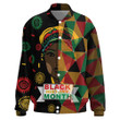 Africazone Clothing - Black History Month Juneteenth Thicken Stand-Collar Jacket A95 | Africazone
