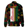 Africazone Clothing - Black History Month Juneteenth Thicken Stand-Collar Jacket A95 | Africazone