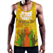 Africa Zone Clothing - Person Juneteenth Juneteenth Chemistry Men's Slim Y-Back Muscle Tank Top A95