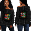 Africa Zone Clothing - Juneteenth Then Now Forever Off Shoulder Sweaters A31