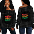 Africa Zone Clothing - It's The Black Lives Matter Off Shoulder Sweaters A31