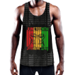 Africa Zone Clothing - Juneteenth Freedom Day Men's Slim Y-Back Muscle Tank Top A31