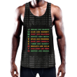 Africa Zone Clothing - Juneteenth Freedom Men's Slim Y-Back Muscle Tank Top A31