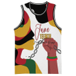 1sttheworld Clothing - Face Color Juneteenth Basketball Jersey A95 | 1sttheworld