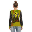 Africa Zone Clothing - Person Juneteenth T-shirt And Sleeve With Black Lace A95