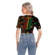 Africa Zone Clothing - Slogan Juneteenth Women's Short Sleeve Bodysui A95