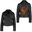 Africa Zone Clothing - Juneteenth 1865 Because My Ancestors Black American Freedom Women's Leather Jacket A35