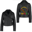 Africa Zone Clothing - Black Women Freeish Since 1865 Party Decorations Juneteenth Women's Leather Jacket A35