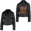 Africa Zone Clothing - Free ish Since 1865 Juneteenth Black Freedom 1865 Women's Leather Jacket A35