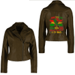 Africa Zone Clothing - Juneteenth Celebrating Black Freedom 1865 African American Women's Leather Jacket A35