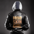 Africa Zone Clothing - Black Melanin Queen Magic Brown Skin Girl Juneteenth Women Leather Jacket A35