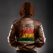 Africa Zone Clothing - Do It For The Culture Juneteenth Leather Jacket A35