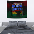 Africa Zone Tapestry - Zeta Phi Beta Nutrition Facts Juneteenth Special Tapestry A31