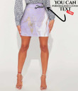 Women's Hip Skirt - Luxury Pastel Purple Marbel Best Gift For Women - Gifts She'll Love A7 | Africazone