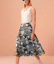 Women's Ladies Skirt - Toucan Birds with Hibiscus Flowerspsd Best Gift For Women - Gifts She'll Love A7