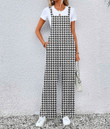 Women's Jumpsuit - Houndstooth Caro Pattern Style Best Gift For Women - Gifts She'll Love A7 | Africazone