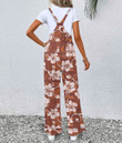 Women's Jumpsuit - Tribal Vintage Hawaiian Hibiscus Flowers Best Gift For Women - Gifts She'll Love A7