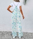 Women's Jumpsuit - Youngful Small Flowers and Clous Best Gift For Women - Gifts She'll Love A7