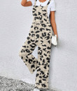 Women's Jumpsuit - White Leopard Skin Best Gift For Women - Gifts She'll Love A7